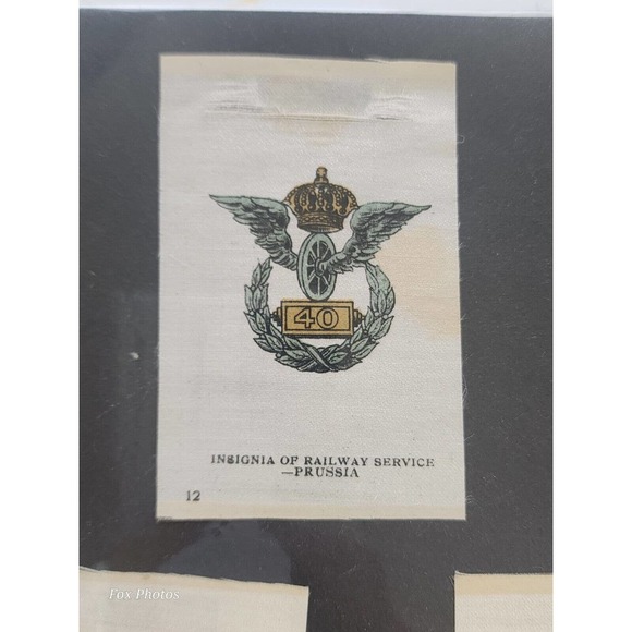 Antique 1912 Emblem Series Tobacco Silks Old Mill Lot of 6 - Prussia Belgium - Picture 7 of 7